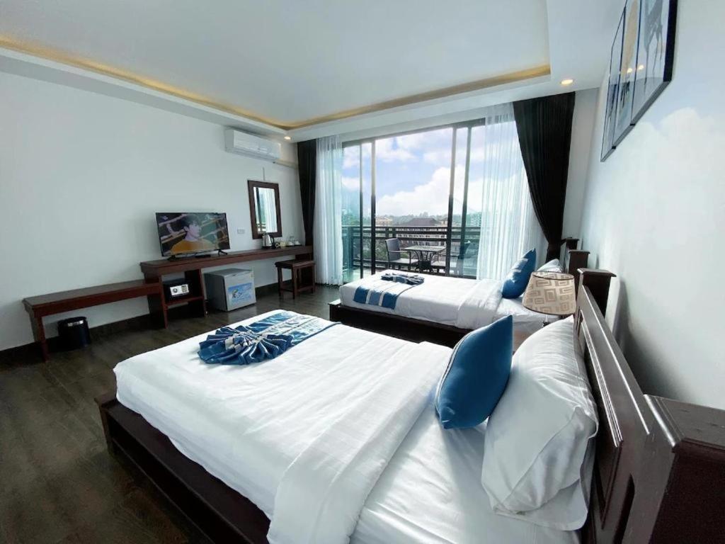 Vang Vieng Topview Hotel المظهر الخارجي الصورة