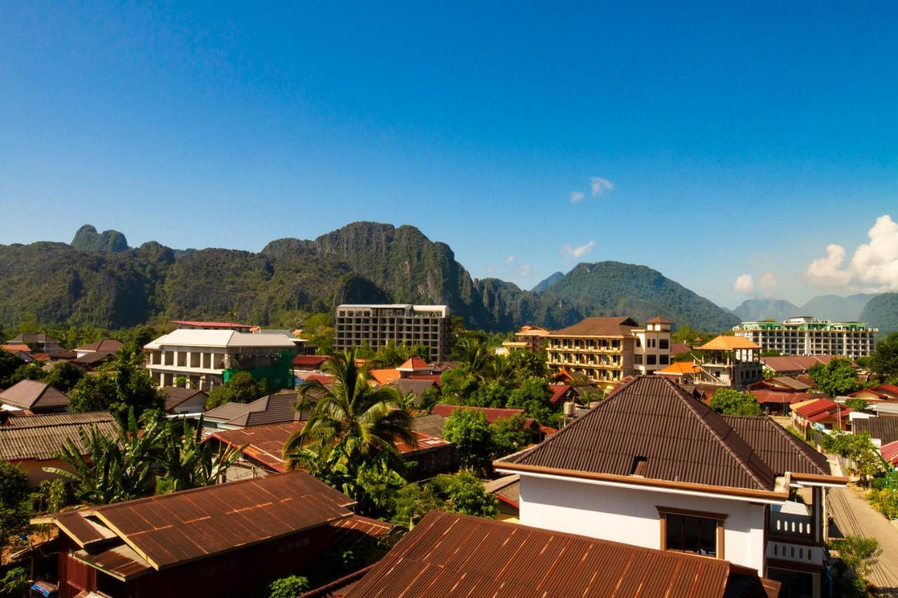 Vang Vieng Topview Hotel المظهر الخارجي الصورة