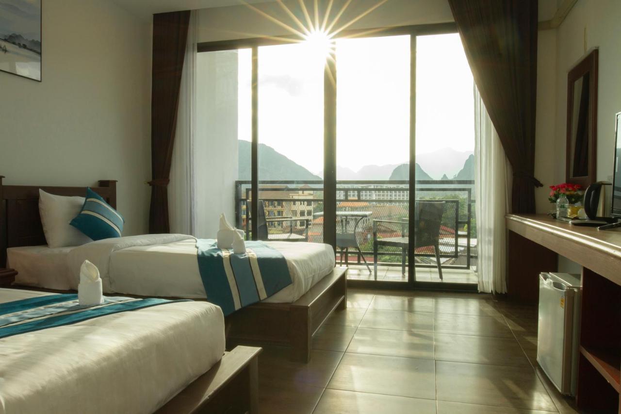 Vang Vieng Topview Hotel المظهر الخارجي الصورة