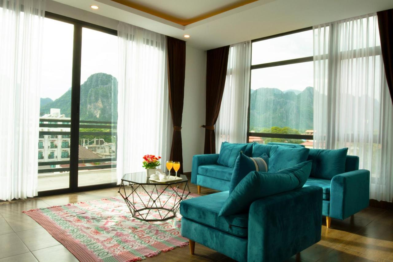 Vang Vieng Topview Hotel المظهر الخارجي الصورة